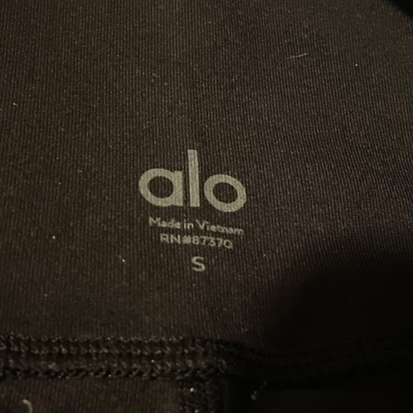 ALO Yoga 7/8 High-Waist Airbrush Legging Black - Picture 7 of 7